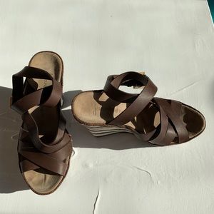Jean-Michel Cazabat animal print wedge espadrille